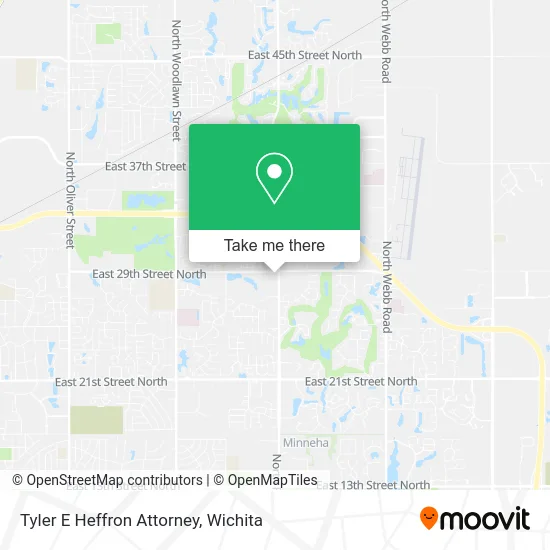 Mapa de Tyler E Heffron Attorney