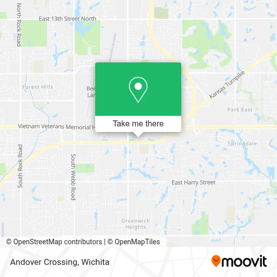 Andover Crossing map