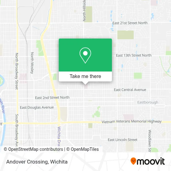 Andover Crossing map
