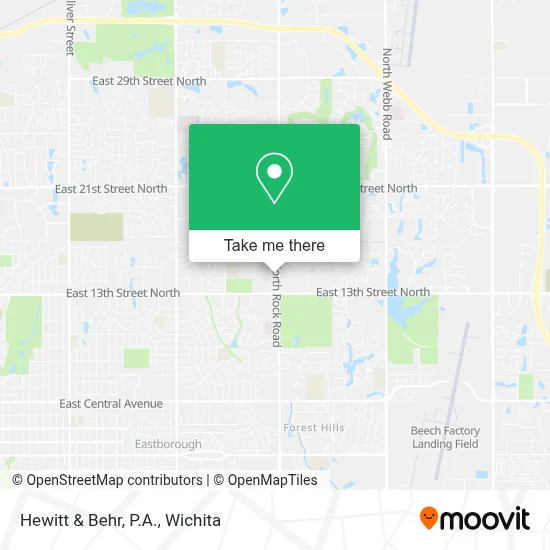 Hewitt & Behr, P.A. map