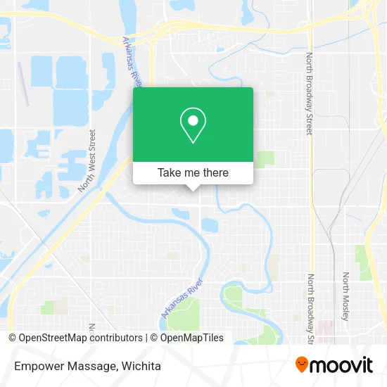 Empower Massage map