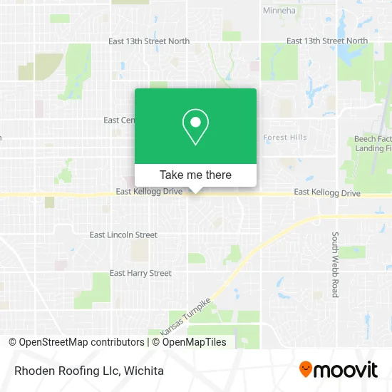 Rhoden Roofing Llc map