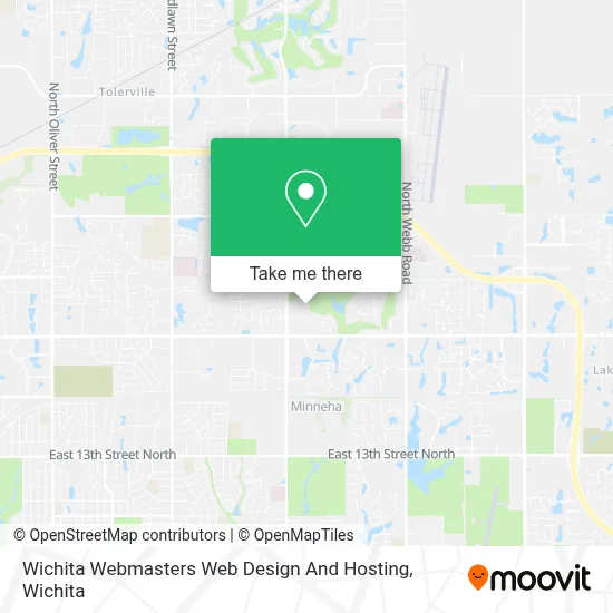 Wichita Webmasters Web Design And Hosting map