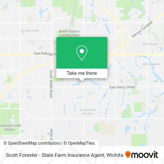 Scott Forester - State Farm Insurance Agent map