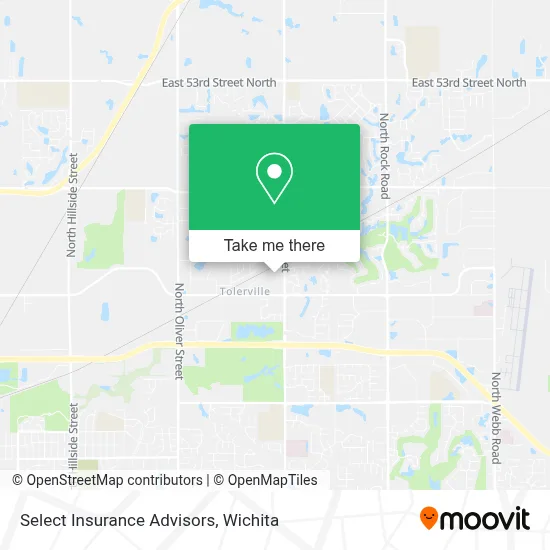 Select Insurance Advisors map