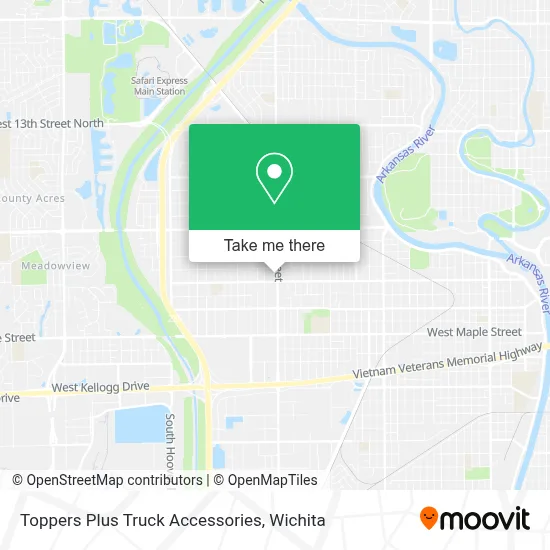Toppers Plus Truck Accessories map