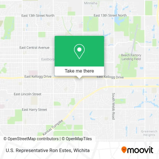 U.S. Representative Ron Estes map