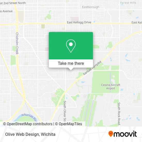 Olive Web Design map
