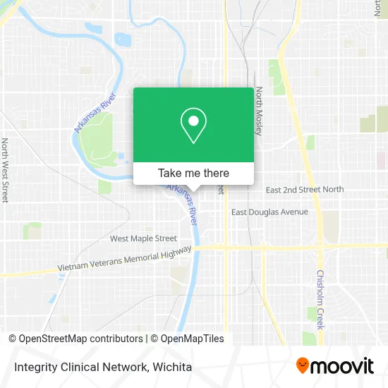 Integrity Clinical Network map