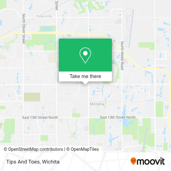 Tips And Toes map