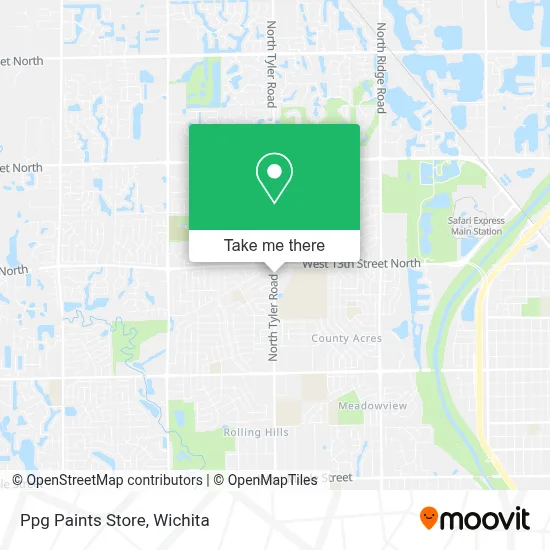 Ppg Paints Store map