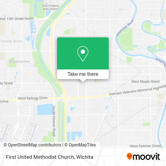 First United Methodist Church map