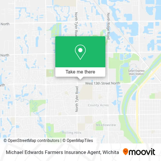 Michael Edwards Farmers Insurance Agent map