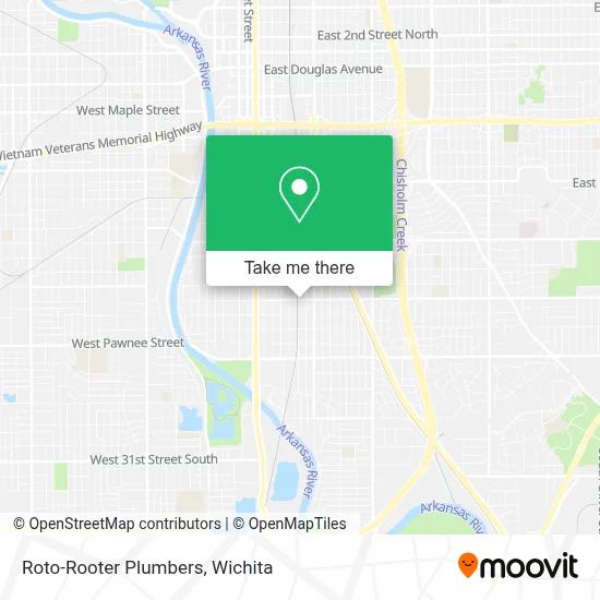 Roto-Rooter Plumbers map