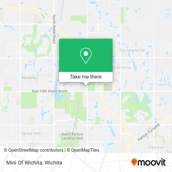 Mini Of Wichita map