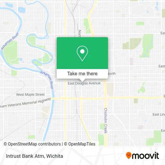 Intrust Bank Atm map