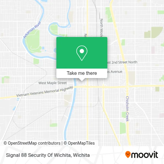 Signal 88 Security Of Wichita map
