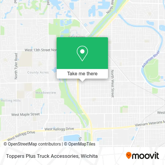 Toppers Plus Truck Accessories map