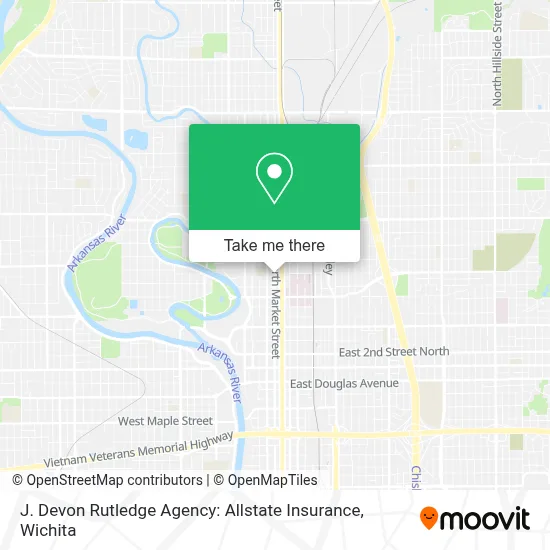 J. Devon Rutledge Agency: Allstate Insurance map