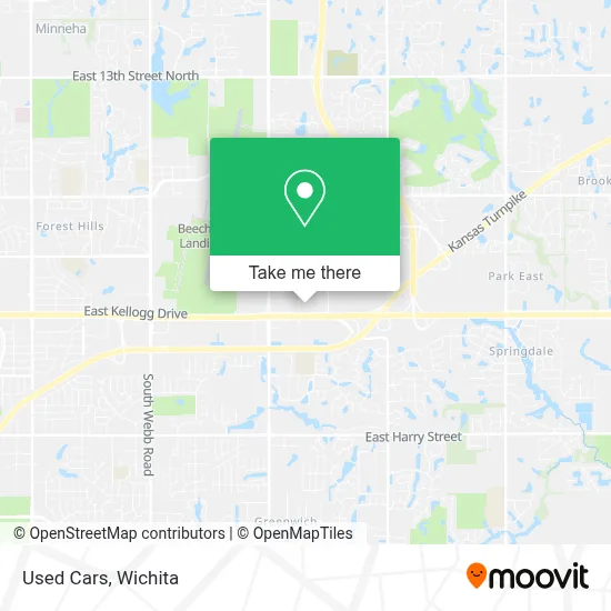 Used Cars map