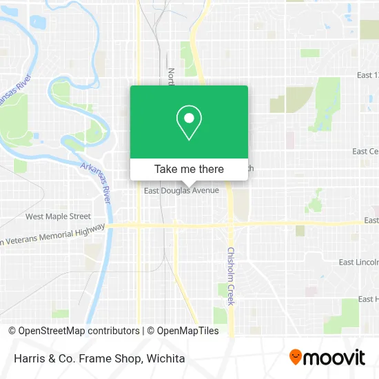 Harris & Co. Frame Shop map