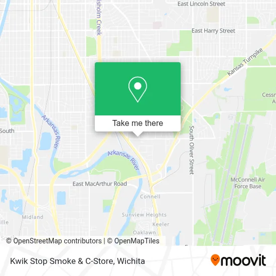 Kwik Stop Smoke & C-Store map