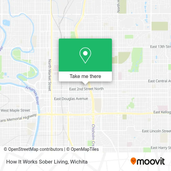 How It Works Sober Living map