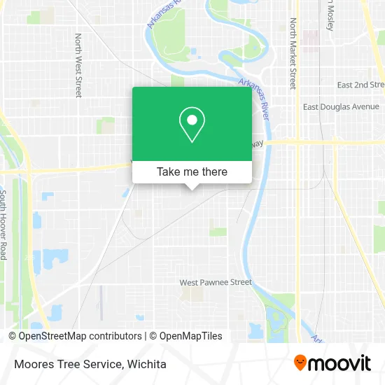 Moores Tree Service map