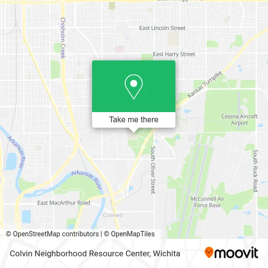 Colvin Neighborhood Resource Center map