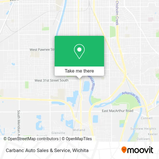 Carbanc Auto Sales & Service map