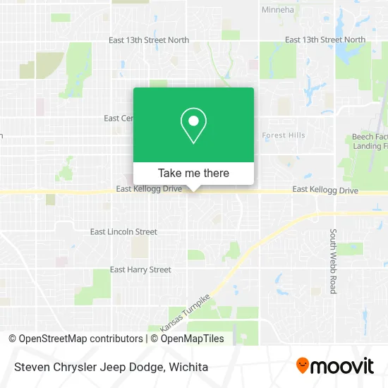 Steven Chrysler Jeep Dodge map