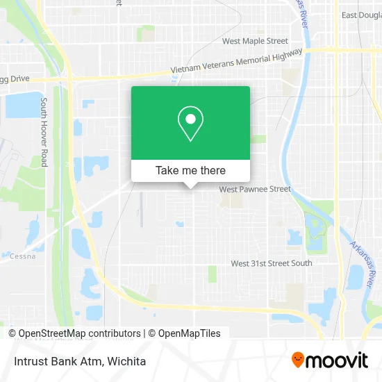 Intrust Bank Atm map