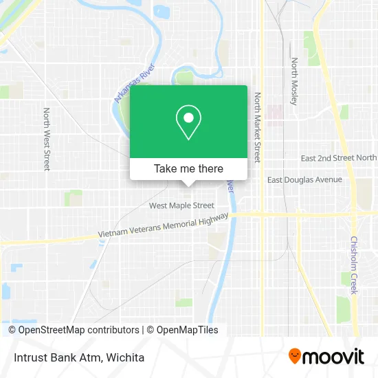 Intrust Bank Atm map