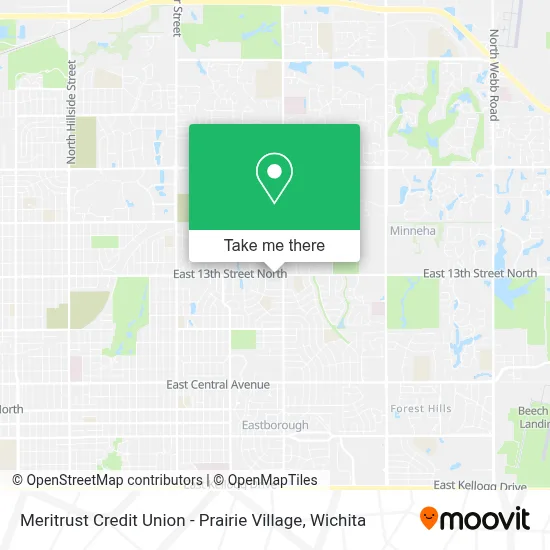 Meritrust Credit Union - Prairie Village map