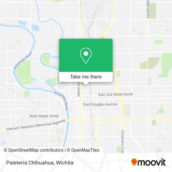 Paleteria Chihuahua map