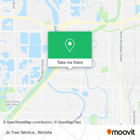 Jb Tree Service. map