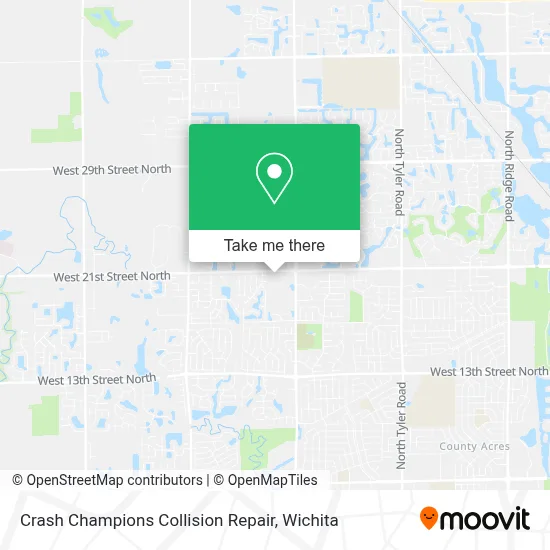 Crash Champions Collision Repair map