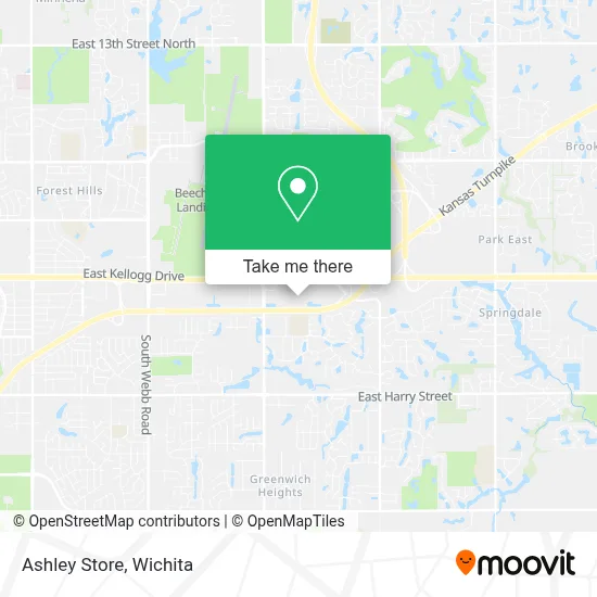 Ashley Store map