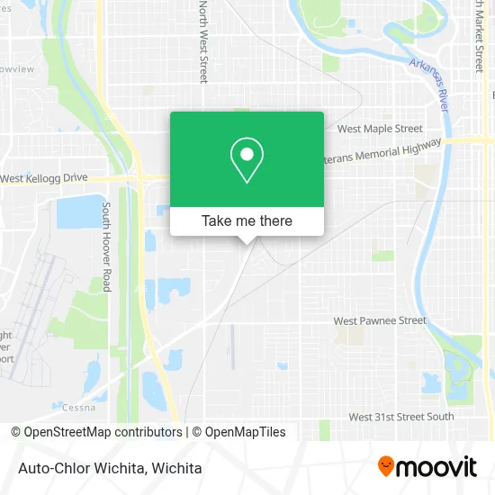 Auto-Chlor Wichita map