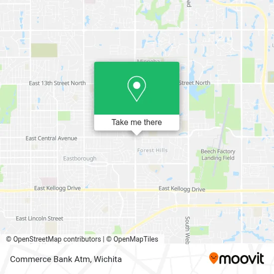 Commerce Bank Atm map