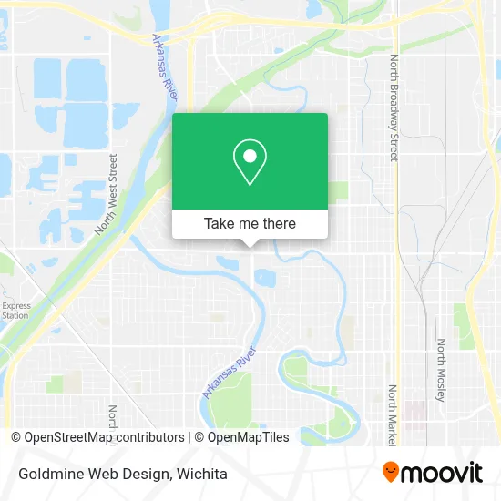 Goldmine Web Design map