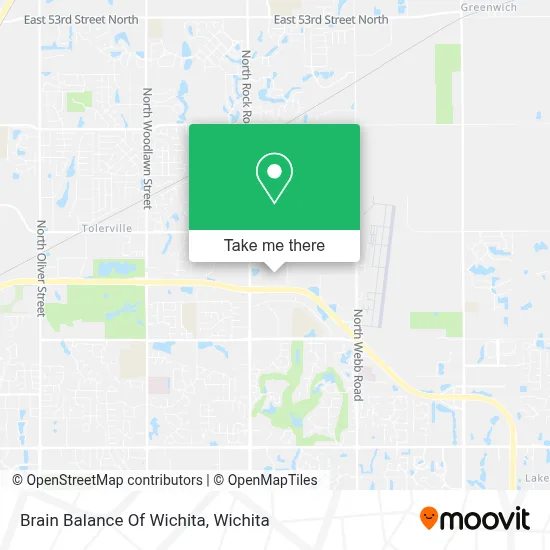 Brain Balance Of Wichita map