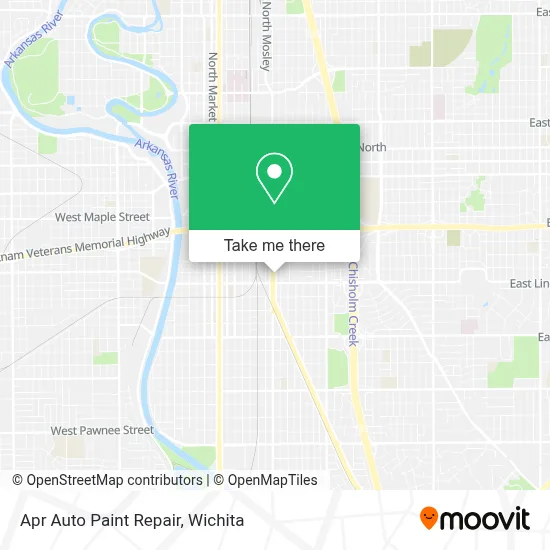 Apr Auto Paint Repair map