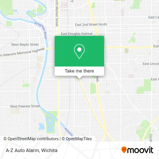 A-Z Auto Alarm map