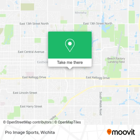 Pro Image Sports map