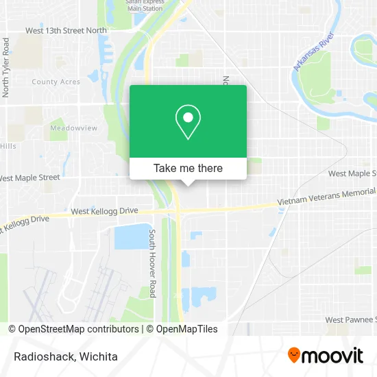 Radioshack map
