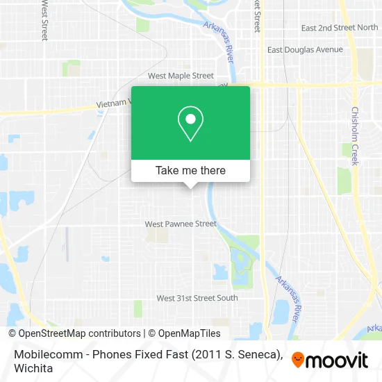 Mobilecomm - Phones Fixed Fast (2011 S. Seneca) map