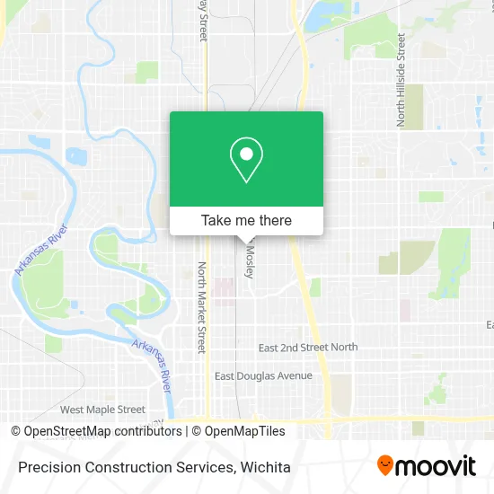 Precision Construction Services map