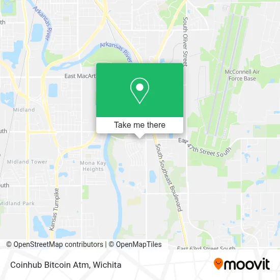 Coinhub Bitcoin Atm map