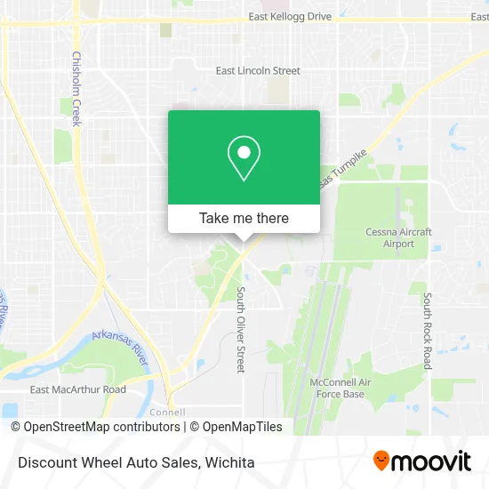 Discount Wheel Auto Sales map